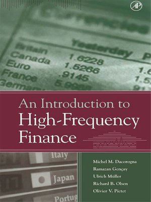 cover image of An Introduction to High-Frequency Finance